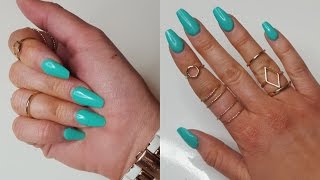 How to apply nail tips on nail trainer  Nails For Beginners [upl. by Adnirak71]