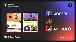 RDL 2  Semifinal Joseph vs Niccolò  Colourful Vintage Juice Theme  Web Design Esports Figma [upl. by Oirevlis]