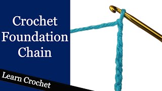 Learn the Crochet Foundation Chain  Beginner Course Lesson 5 [upl. by Ettevroc]