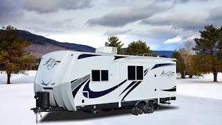 Quick Tour of the New Arctic Fox 24J Travel Trailer [upl. by Nihhi]