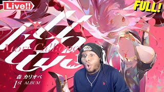 “UnAlive” CALLIOPE MORI 1ST FULL ALBUM REACTION LISTENING PARTY WITH DJ DLONTV HOLOLIVE [upl. by Ilwain634]