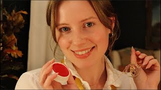 ASMR Doing Your Makeup 🎃 Friend Helps You Get Ready for Halloween 🍂 Realistic Personal Attention [upl. by Severen352]