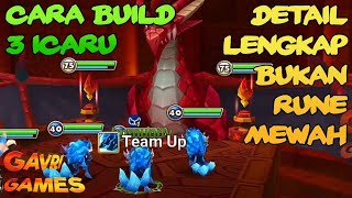 Detail Lengkap Build 3 Icaru Bukan Rune Mewah Summoners War [upl. by Eijneb]