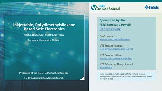 Inkjettable Polydimethylsiloxane Based Soft Electronics [upl. by Hcra]