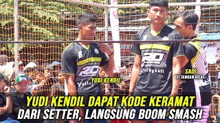 YUDI KENDIL DAPAT KODE KERAMAT DARI SETTER SI TANGAN KILAT LANGSUNG BOOM SMASH BIKIN LAWAN SOACK [upl. by Tisman]