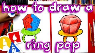 How To Draw A Ring Pop [upl. by Brecher]