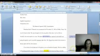 Removing Track Changes amp Comments in Microsoft Word [upl. by Gnot]