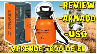 FUMIGADOR TRUPER 5 LITRO  REVIEW  ARMADO  USO  ¿REALMENTE VALE LA PENA TAN PEQUEÑO [upl. by Penrod699]