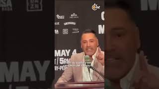 Oscar de la Hoya acusa al Canelo Álvarez de haber consumido drogas mtshorts caneloalvarez [upl. by Adnawaj71]