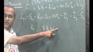 Mod03 Lec05 Aggregate Planning Tabular method Linear Programming [upl. by Enomes]