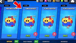 OMG 14 😱UPDATE MEGA BOX🔥 LEGENDARY BRAWLER FREE REWARDS BRAWL STARS UPDATE GIFTS [upl. by Nylyram]