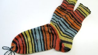 Socken stricken mit der Strickmaschine [upl. by Albers8]