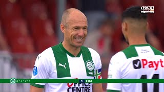 Arjen Robben´s Debut for Groningen vs Almere City HD 1080i 22082020 [upl. by Ecad]