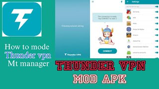 Thunder Vpn Mod Apk Mt Manager [upl. by Edmonds309]