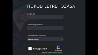 Steam fiók készítés turorial Magyarul [upl. by Lenssen462]