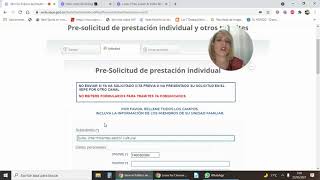 PRESOLICITUD PRESTACIÓN INDIVIDUAL Y OTROS TRÁMITES PASO A PASO [upl. by Anaerda]