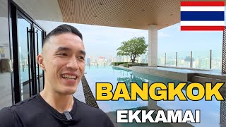 What Kind Of Condo Can 450 Get You In Bangkok Thailand Maru Ekkamai 2 Luxury Condo Tour [upl. by Filomena]