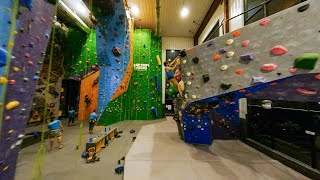 FPV Drone One Shot Video  On The Rocks Climbing Gym  Amherst Ohio [upl. by Tena994]