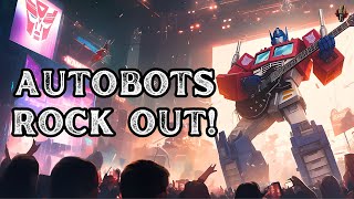 Optimus Prime  Autobots Rock Out  Rock Song  Transformers [upl. by Adelric927]