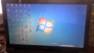 Windows 7 Startup and Shutdown on Asus Notebook [upl. by Llenrod]