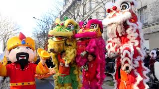 Le grand défilé du Nouvel An chinois 2018  Paris 13ème [upl. by Colleen33]