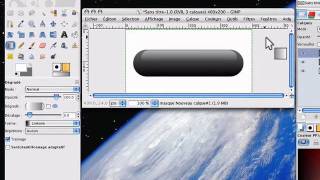 Tuto Gimp  Créer un bouton daction [upl. by Gerick]