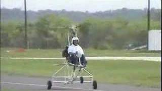 Monarch gyrocopter doing stop and drop landings [upl. by Amata613]