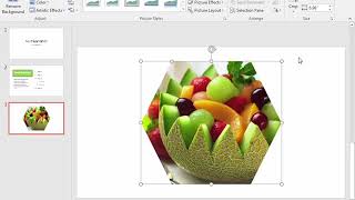 Cropping a Picture to a Shape in PowerPoint 2016 [upl. by Erdied373]