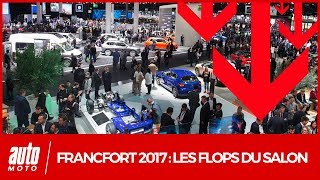 Salon de Francfort 2017 VIDEO  les flops de lIAA selon Auto Moto [upl. by Illoh]