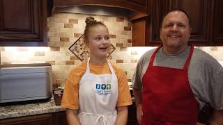 Baking banana bread in the Brava Oven with Liv and Chris [upl. by Hevak]