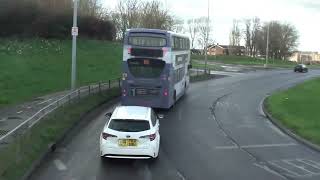 Route B2 Basildon Bus Station to Laindon Fenton Way Fast Visual [upl. by Yenmor]