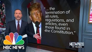 Trump Calls For Suspension Of Constitution Refuses To Distance Himself From Extremists [upl. by Niamor]