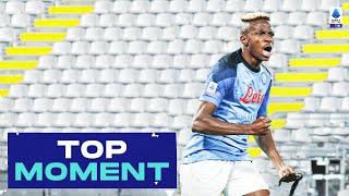 Osimhen scores twice in 5 minutes  Top Moment  SpeziaNapoli  Serie A 202223 [upl. by Einahpats736]