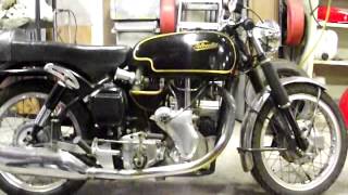 Starting a 1970 Velocette Thruxton [upl. by Neelyaj]