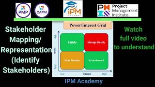 How to build a key stakeholder map Stakeholder Mapping PMP® Training Videos [upl. by Jarrow]