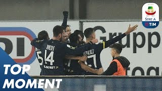 Pellissier Scores Dramatic Last Minute Goal  Chievo 11 Inter  Top Moments  Serie A [upl. by Bonis]