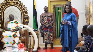 Diana Hamilton meets Otumfour [upl. by Omoj]