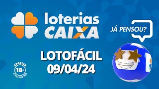 Resultado da Lotofácil  Concurso nº 3074  09042024 [upl. by Estrin]