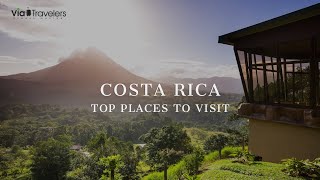 Top 10 Places to Visit in Costa Rica amp Things to Do 4K UHD [upl. by Zindman132]