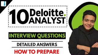 10 Deloitte Interview Questions and Answers  Deloitte Analyst  Deloitte Interview [upl. by Bina]