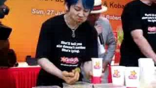 Takeru Kobayashi VS Joey Chestnut  Satay [upl. by Ttehc]