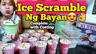 Ice Scramble for Business Paano Simulan Complete with Costing [upl. by Nylirak430]