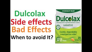 Top Side Effects of dulcolax Tablet – disadvantages or bad effects  when not to take dulcolax [upl. by Adnol]