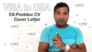 VISA TO USA E8 Postdoc Research Application How to Contact Cover Letter and CV [upl. by Ttevy]