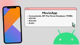 MovieApp  Consumiendo API TMDB MVVM Retrofit en Kotlin y Android Studio [upl. by Meredith]