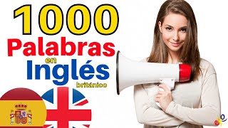 ¿Puedes Memorizar Las 1000 Palabras Más Usadas En Inglés 😃 Aprende a Hablar Inglés 👍 Inglés UK [upl. by Lexerd47]