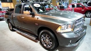 2013 Ram 1500 Limited  Exterior and Interior Walkaround  2013 New York Auto Show [upl. by Nesahc]