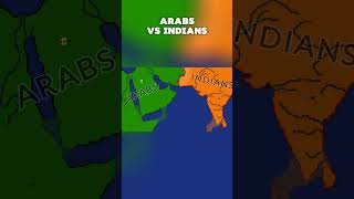 Arabs vs Indians countryballs mapping battleroyale arabic india [upl. by Hooper]