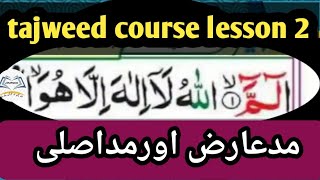 madd ul arizمدعارضtajweed classurdu hindiby ayman quran academy [upl. by August]