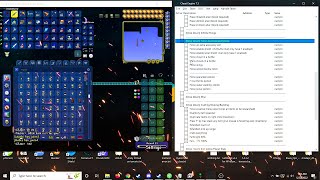 Terraria Cheat Engine Hack  100 SCRIPTS  New Scripts Terraria 1436 [upl. by Adonis2]